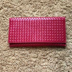 Pink & Blue boutique Red clutch